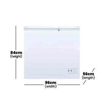 Commercial Lava Inox BD-255 Chest Freezer, Flip Flap Door, 247 L Capacity, Power 140W, 116.4 x 56 x 84 cm