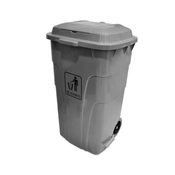 AKC Plastic Trash Bin | 120LTR | YELLOW