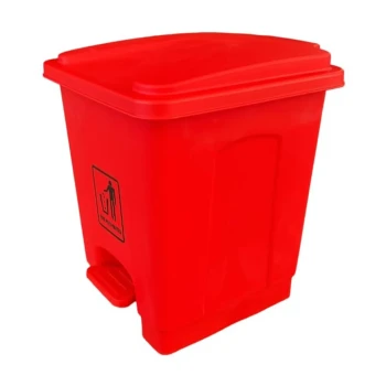 AKC Plastic Garbage Bin | 15LTR | RED