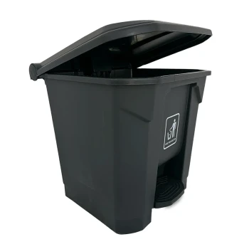 AKC Plastic Garbage Bin | 30LTR | Black