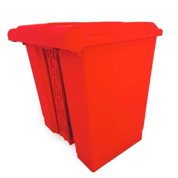 AKC Plastic Garbage Bin | 30LTR | RED