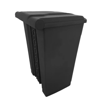 AKC Plastic Garbage Bin | 45LTR | Black