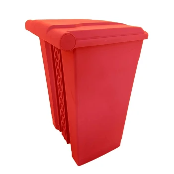 AKC Plastic Garbage Bin | 45LTR | RED