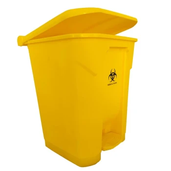 AKC Plastic Garbage Bin | 68LTR | YELLOW