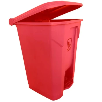 EK Plastic Garbage Bin | 87LTR | RED