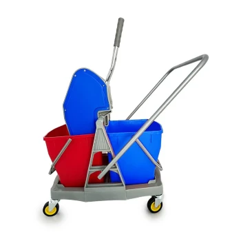 Double Bucket Mop Trolley | 34LTR