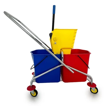 Double Bucket Mop Trolley | 50LTR