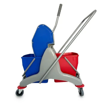AKC Double Bucket Mop Trolley