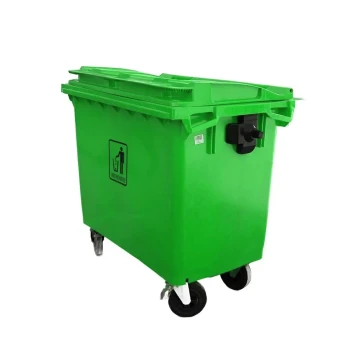 AKC Heavy Duty Outdoor Garbage Bin | 660LTR | BLUE