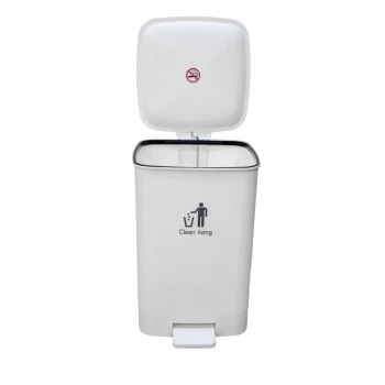 Plastic Trash Bin with Pedal 13 Liters