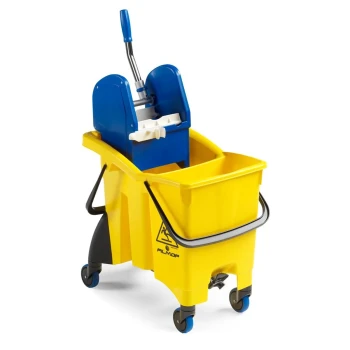 Filmop | Double Split Bucket Mop Trolley | 30LTR | YELLOW