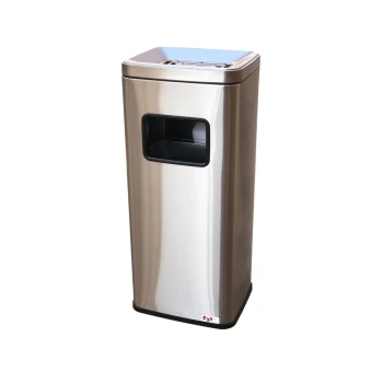 AKC | Stainless Steel Ashtray Bin | 30 LTR | 30 x 25 x 69 cm