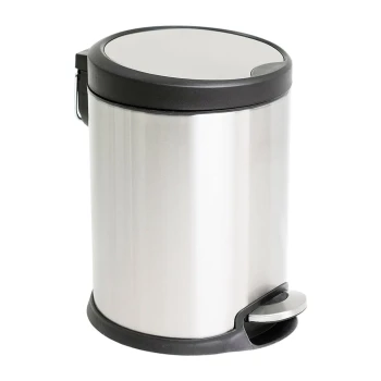 AKC Stainless Steel Bin Slow Motion with Pedal 5 Liters