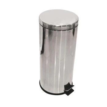 Stainless Steel Lid Type Swing Bin 20 Liters