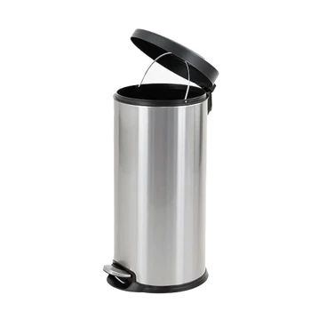 AKC Stainless Steel Slow Motion Bin with Pedal 20 Liters