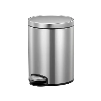 AKC Modern 20L Pedal Bin: Sleek Moon Design with Finger Print Proof Finish