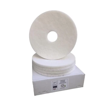 White Floor Pad 17 inches