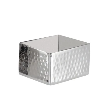 American Metalcraft, Bud Vase & Sugar Holder, Hammered Finish, Stainless Steel