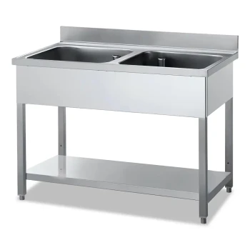 Arex, Kitchen Sink Unit, 2 Bowls, 140 cm Width, 70 cm Depth
