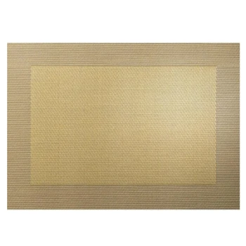 ASA Selection, Washable Placemats, 6-Piece Set, Gold Metallic