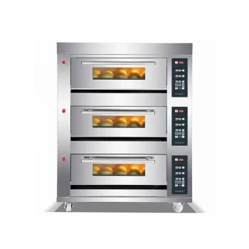 Bake Tech, Bake Oven, 3 Decks, 6 Trays, Gas, LPG