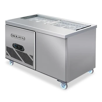 Berjaya, Salad Chiller, 2 Shelves, 420 W, Solid Door, 2–8 °C