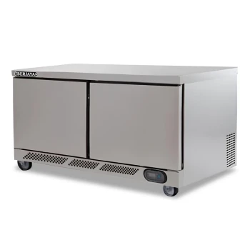 Berjaya, Undercounter Chiller, 262 L, 2 Doors, 4 Shelves, 420 W, Digital Control