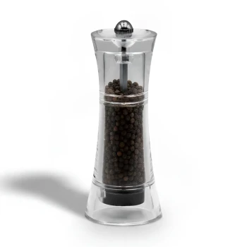 Bisetti Pepper Mill Acrylic 17.5 cm Transparent