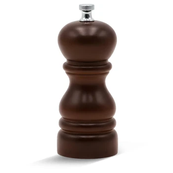 Bisetti Pepper Mill Beech Wood 13 cm Walnut Stained