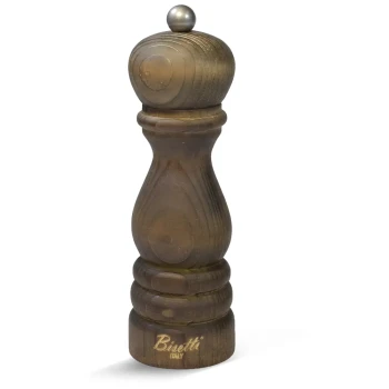 Bisetti Pepper Mill Fir Wood 19 cm Brown