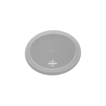 Novolex Memorables 12 oz. Flat Lid with Straw Slot for 12 oz. Stadium Cups - 1,000/Case