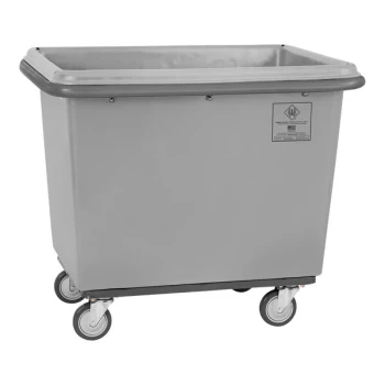 R&B Wire Products, Inc. 12 Bushel Gray Polypropylene Bumper Truck 4612G/PTB