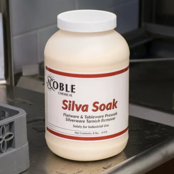 Noble 8 lb. / 128 oz. Silva Soak Tableware Concentrated Presoak Powder