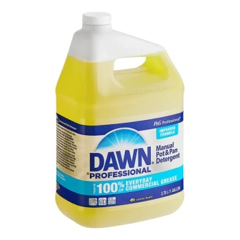 Dawn Professional 57444 1 Gallon / 128 oz. Manual Lemon Scented Pot and Pan Detergent - 4/Case