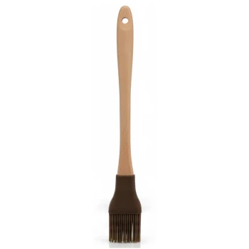 Bisetti Serving Ladle Beechwood & Silicon 34.5 cm Natural Wood