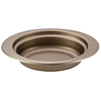 Bon Chef 5204 HotStone 2 Qt. Taupe Color Full Size Oval Plain Design Food Pan