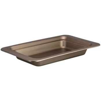 Bon Chef 5206 HotStone 4 Qt. Taupe Color Full Size Rectangular Plain Design Food Pan
