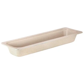 Bon Chef 5210DESERT HotStone 3 Qt. Desert 1/2 Size Long Stainless Steel Food Pan