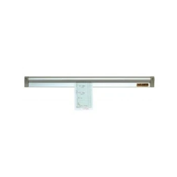 San Jamar CK6560A 60" x 2" Aluminum Wall Mounted Ticket Holder