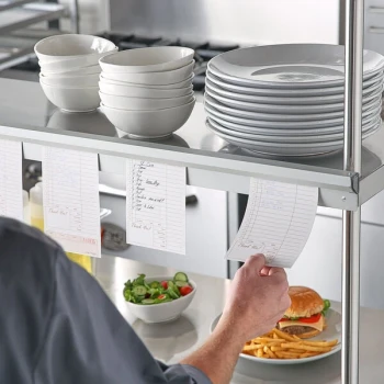 American Metalcraft AOR48 48" x 2 1/2" Aluminum Wall Mounted Ticket Holder