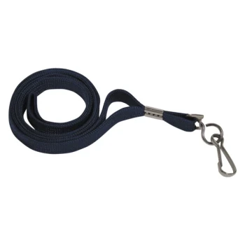 Advantus 75426 36" Blue J-Hook Style Deluxe Lanyard - 24/Box