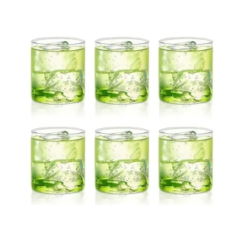 Borosil, Glasses, Small Squat, 250 ml, Pack of 6