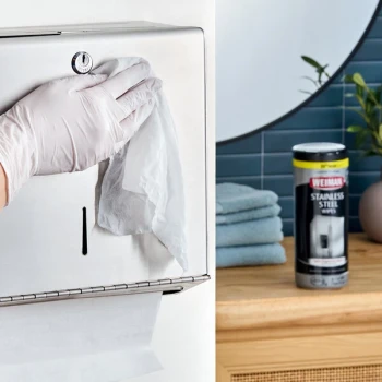 Weiman W92 30 ct. Stainless Steel Cleaning & Polishing Wipes - 4/Case