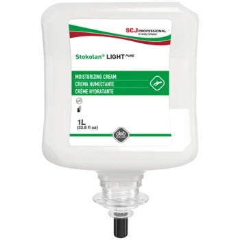 SC Johnson Professional® Stokolan Light PURE RES1L 1 Liter Skin Conditioning Cream Refill - 6/Case