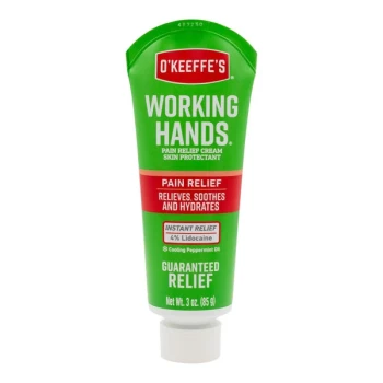 O'Keeffe's Working Hands 112083 3 oz. Pain Relief Hand Cream