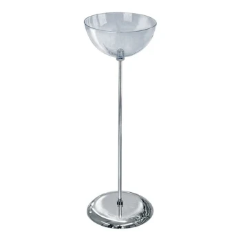 Azar Displays 14" Single Clear Polycarbonate Bowl Floor Display 700950