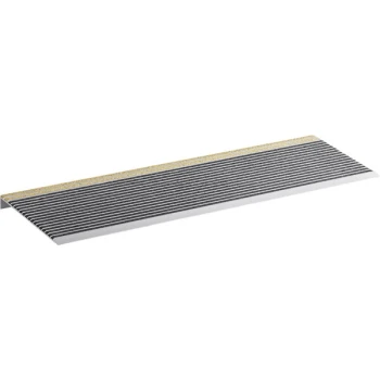 Wooster Stairmaster Type 511 11" x 54" Stair Tread with Yellow / Black Grit