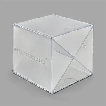 Deflecto 350201 6" Clear Stackable X-Divider Organizer Cube