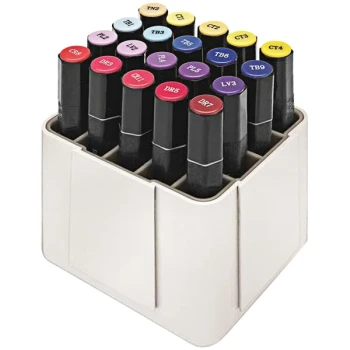 Deflecto 4 7/16" x 4" x 4 5/16" Interlocking Marker Organizer