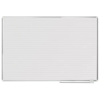 MasterVision BVCMA2794830 48" x 72" White Ruled Dry Erase Planning Board